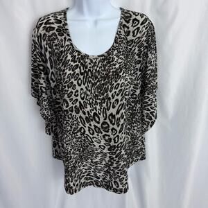Isabella Rodriguez Open Shoulder Top Size Large